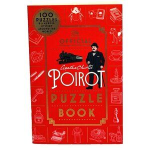 Official Agatha Christie Poirot 100 Puzzle Book Murder Mystery Solving Book